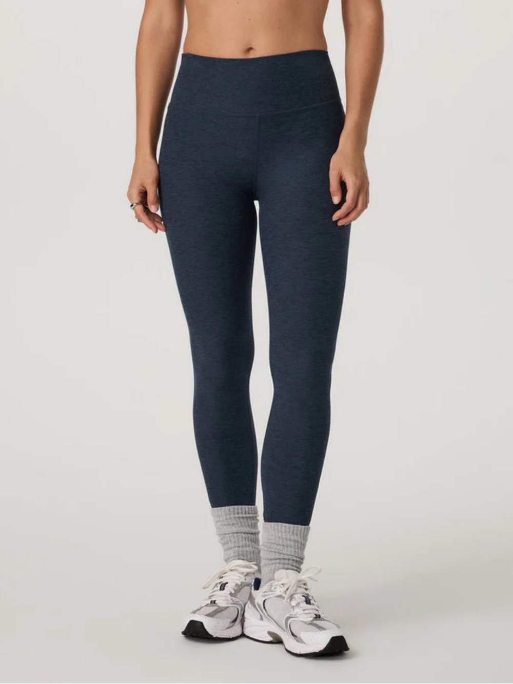 $110 VUORI VW444 Heather Blue Clean Elevation High-Rise Leggings Women's Small